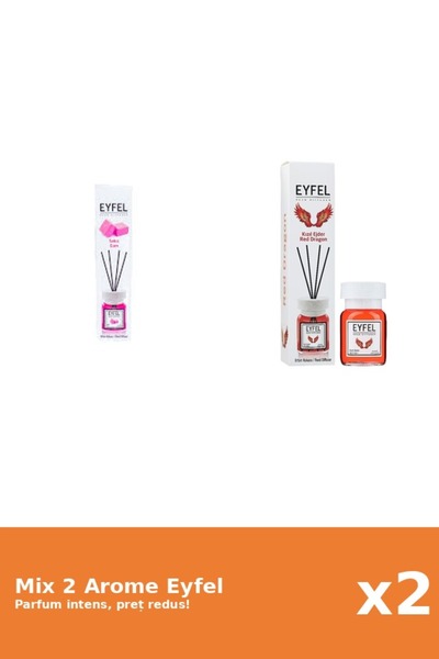 Eyfel Set 2 Mix Eyfel: 1x Bubble Gum, 1x Red Dragon