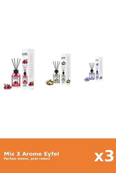 Eyfel Set 3 Mix Eyfel: 1x Fructe De Padure, 1x Lavanda, 1x Nuca De Cocos