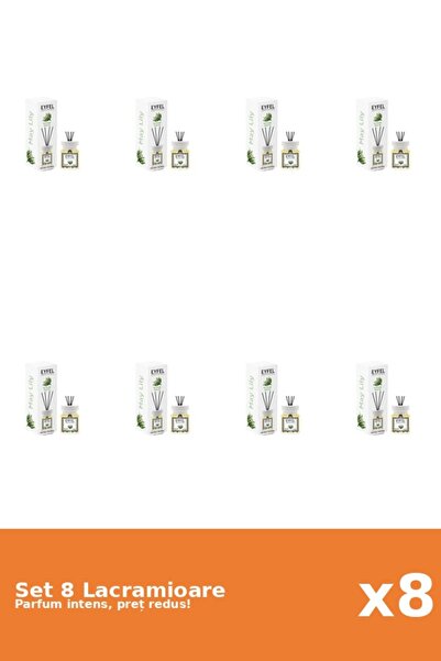 Eyfel Set 8 Odorizant Lacramioare, 120 ml