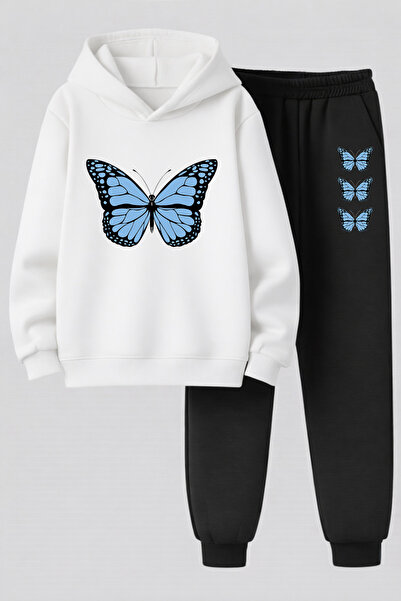 MAGORS Butterfly Printed 3-Yarn Quality Sweatshirt and Sweatpants Children's ...