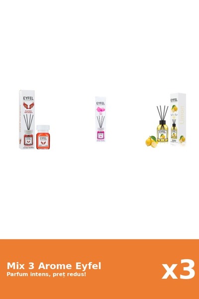 Eyfel Set 3 Mix Eyfel: 1x Bubble Gum, 1x Lamaie, 1x Red Dragon