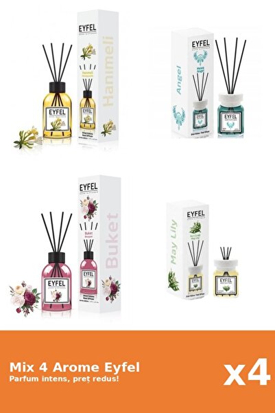 Eyfel Set 4 Mix Eyfel: 1x Angel, 1x Bouquet, 1x Lacramioare, 1x Mana Maicii D...