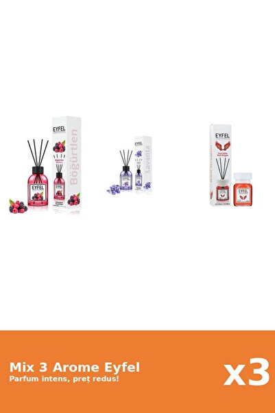 Eyfel Set 3 Mix Eyfel: 1x Fructe De Padure, 1x Lavanda, 1x Red Dragon