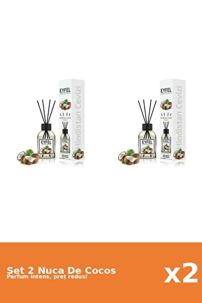 Eyfel Set 2 Odorizant Nuca De Cocos, 120 ml