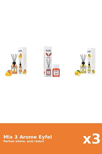 Eyfel Set 3 Mix Eyfel: 1x Lamaie, 1x Mango, 1x Red Dragon