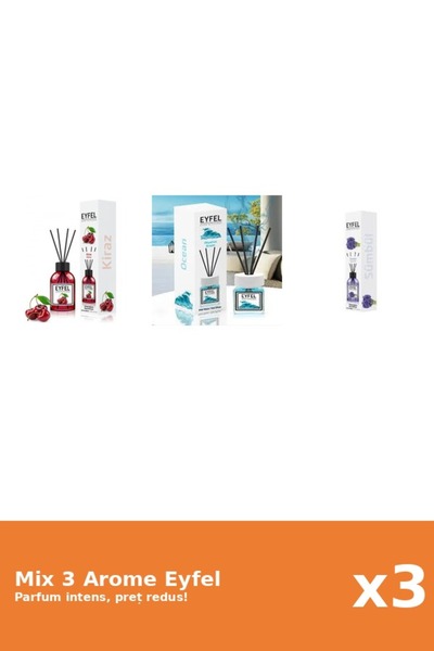 Eyfel Set 3 Mix Eyfel: 1x Cirese, 1x Ocean, 1x Zambile