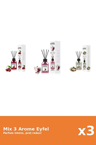 Eyfel Set 3 Mix Eyfel: 1x Bouquet, 1x Cirese, 1x Nuca De Cocos