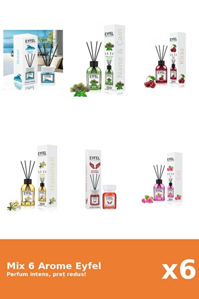 Eyfel Set 6 Mix Variat: 6 arome
