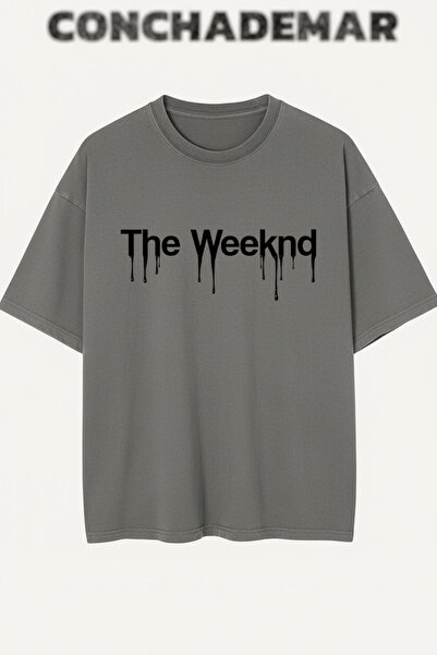 Vordevia The Weeknd Printed Premium Oversized Cotton Lu T-Shirt