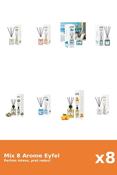Eyfel Set 8 Mix Variat: 8 arome