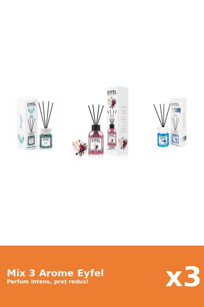 Eyfel Set 3 Mix Eyfel: 1x Angel, 1x Bouquet, 1x Cool Water