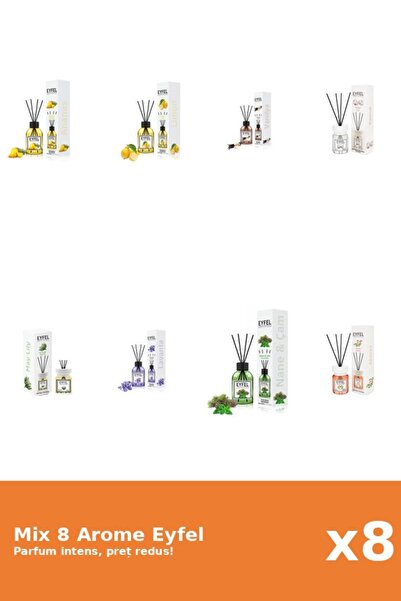 Eyfel Set 8 Mix Variat: 8 arome