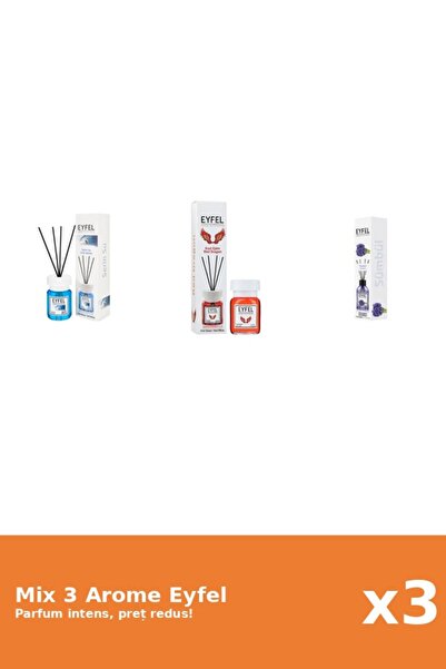 Eyfel Set 3 Mix Eyfel: 1x Cool Water, 1x Red Dragon, 1x Zambile