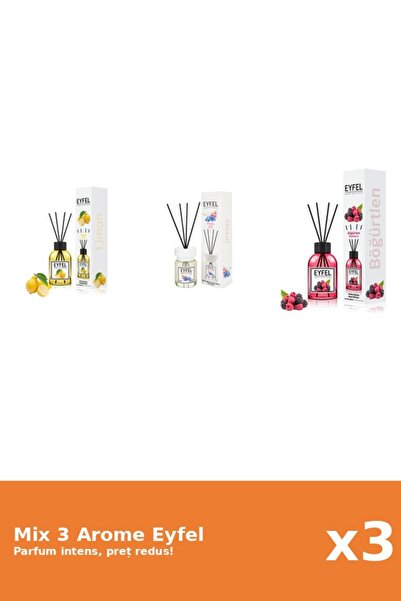 Eyfel Set 3 Mix Eyfel: 1x Fructe De Padure, 1x Lamaie, 1x Orhidee