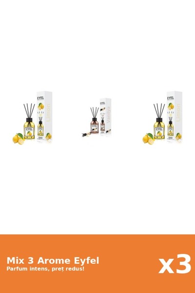 Eyfel Set 3 Mix Eyfel: 2x Lamaie, 1x Vanilie