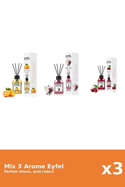 Eyfel Set 3 Mix Eyfel: 1x Bouquet, 1x Cirese, 1x Portocala