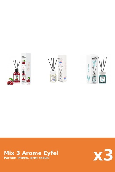 Eyfel Set 3 Mix Eyfel: 1x Angel, 1x Cirese, 1x Orhidee