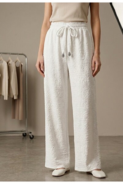 rushana Women's Plus Size Loose Wide-Leg Comfortable Pants with a Flowy Fabric