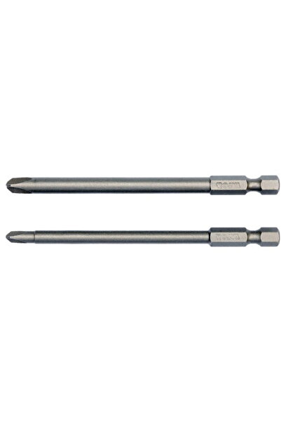 yato Screwdriver Bit Set, Tri-Wing Profile TW2x100 mm TW4x100 mm 1/4 2 pcs