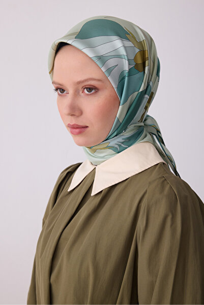 Belli 2026 Yaz Sezonu Twill İpek Eşarp 4303DTM 03