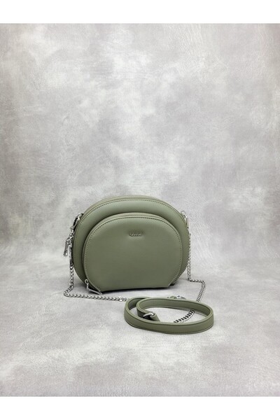 Tuna Bag Yuvarlak model mini kadın çapraz çanta telefon ve cüzdan sığan zinci...