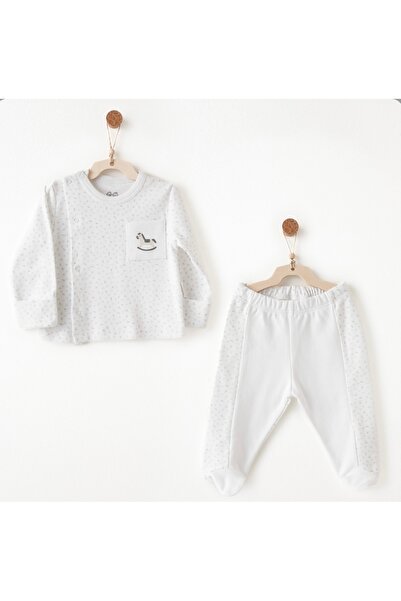 andywawa LİMİ erkek bebek organik kendinden eldivenli 2li takım