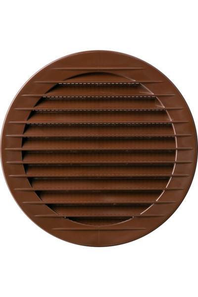 Karro Grilă de ventilație rotundă, ø 125 mm, maro