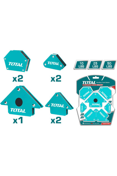 TOTAL - Set 7 colțuri magnetice pentru sudură