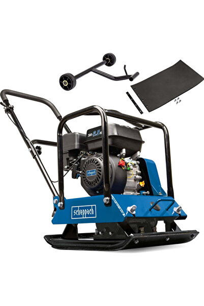 Scheppach Vibrating Ruler 88 kg, 6.5 HP, Agitation Force 23000N, Black/Blue