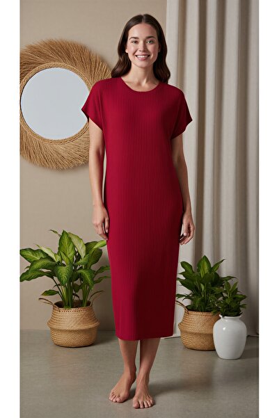 BONJOUR MADAME Rochie de noapte tricotată din viscoză BM-1768