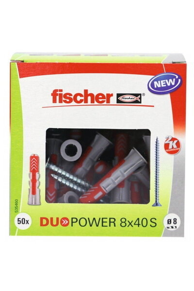 Fischer DUOPOWER 8x40 S LD 50 buc