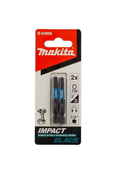 Makita VIT ȘURUBELNIȚĂ T30-50mm / 2 buc. IMPACT NEGRU
