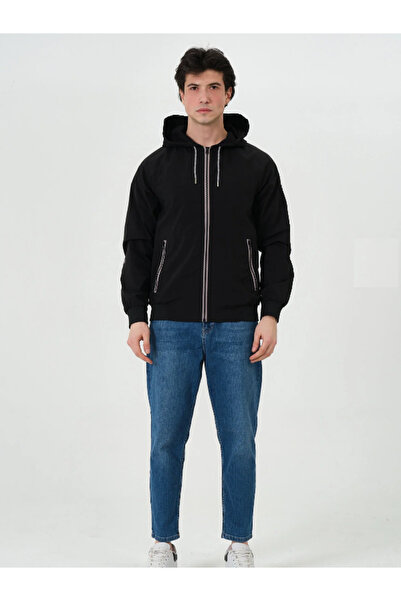 PIQUE Men's Hooded Mesh Lined Raincoat Nigel