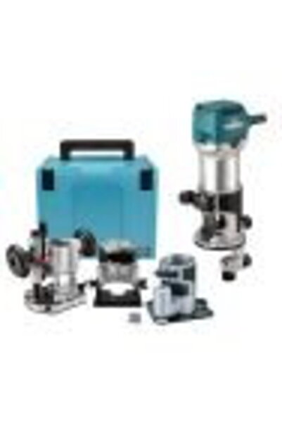 Makita Router RT0702CX3J pentru tăiere și margini superioare (4 în 1) 710W