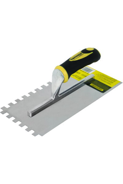 Top Master Pro Plastic Handle Trowel 280x130mm with Teeth 10x10TMP