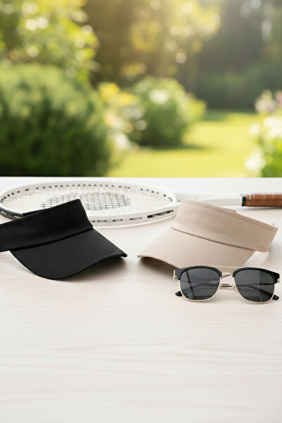 Ritagarcia Ritagarci Unisex 2-Pack Adjustable Tennis Visor Hat Set - Sun Prot...