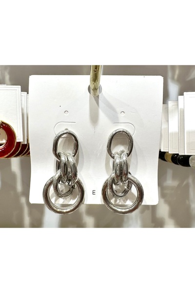 GLOW ACCESSORIES BAE Stainless Steel Zra Model Dangle Earrings