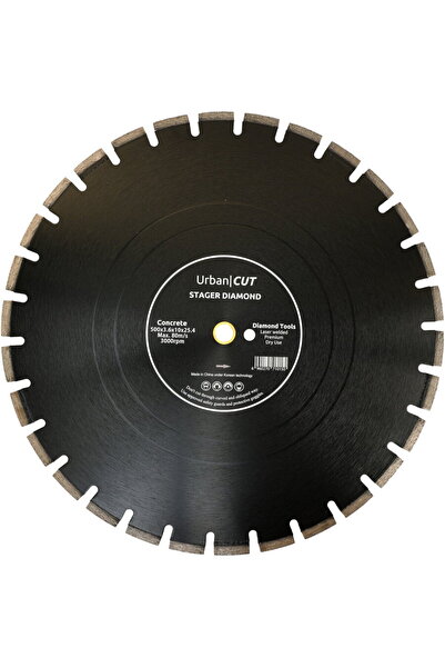 STAGER URBAN CUT Diamond Disc 500x3.6x10x25.4-P for concrete/asphalt