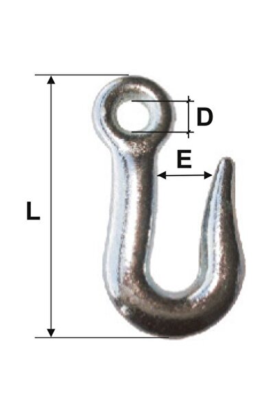 MK Cârlig zincat 7MM / 10MM / 16MM