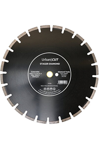 STAGER URBAN CUT Diamond Disc 400x3.2x10x25.4-P for concrete/asphalt