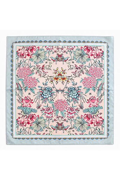 KUMSAL AKSESUAR Desenli Fular Bandana 55x55cm