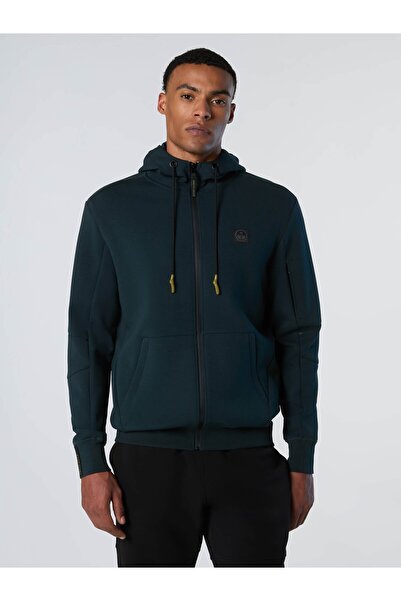 North Sails Kapüşonlu Tam Fermuarlı Scuba Erkek Sweatshirt