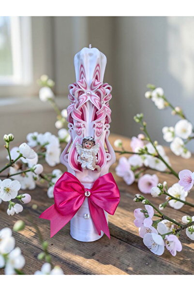 LumanariRegale Lumânare sculptată botez