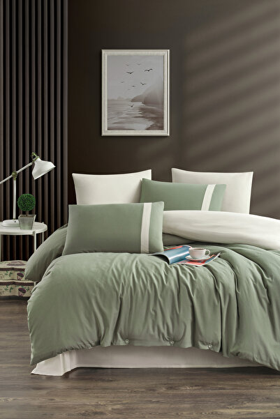 VENICA MASCUSE Ranforce Double Luxury Duvet Cover Set (Fitted Sheet)