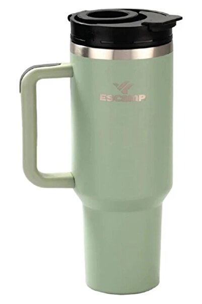 Escamp 1,18 Litre, MagSafe Mıknatıslı, Saplı, Pipetli, El Termosu, Bardak Ter...