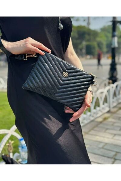 Sanmorris Women's Clunch Compartmentalized Handbag and Shoulder Bag