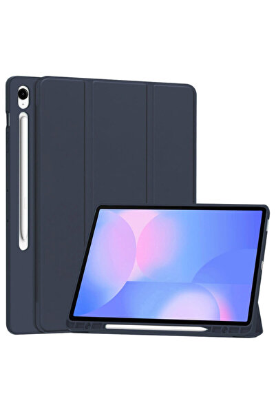 Techsuit Samsung Galaxy Tab S10 FE Plus Flex Trifold Pen, navy blue