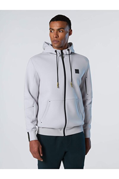 North Sails Kapüşonlu Tam Fermuarlı Scuba Erkek Sweatshirt