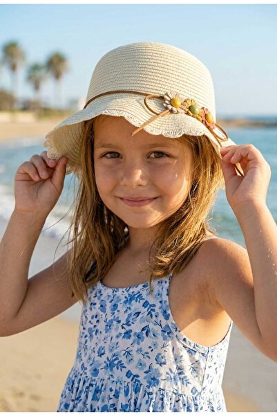 LAGRANZE Pălărie de paie Mini Florenza 4-8 ani