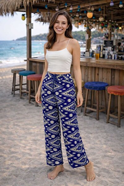 forte bella منقوش سالاش فيسكوز تريند بانتالون